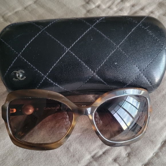 Chanel sunglasses, authentic in original case, tags included - Picture 4 of 8